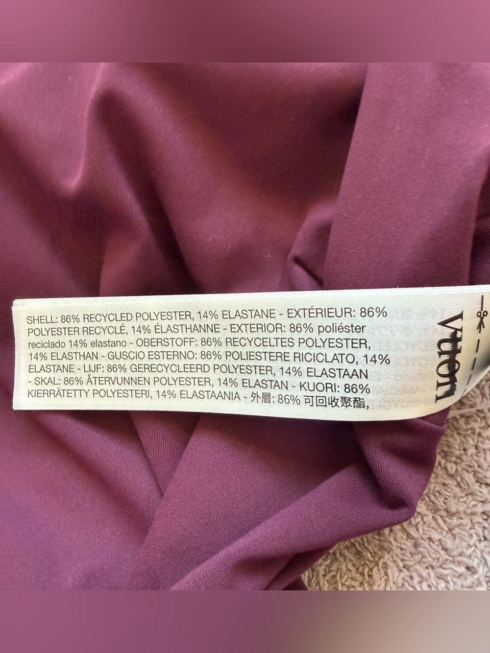 Vuori - Tiebreak Halter Dress - CERISE - NWT - Picture 7 of 8